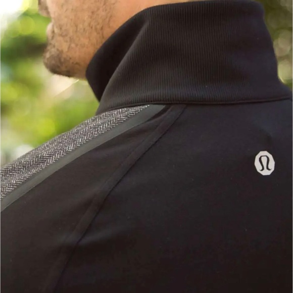 Lululemon Kung Fu Jacket II (First Release) Black Herringbone Stripe Size L - Picture 4 of 9